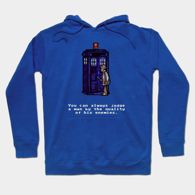 Time and Relative Pixels: Seventh Doctor Hoodie by RiottDesigns